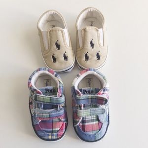 Baby Ralph Lauren Shoes Size 4- 2 Pairs!